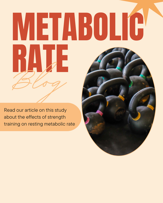 Resting metabolic rate after strength training is different for men and women