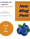 Can blueberries improve vascular function?