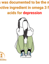 This was documented to be the most effective ingredient in omega 3 fatty acids for depression.