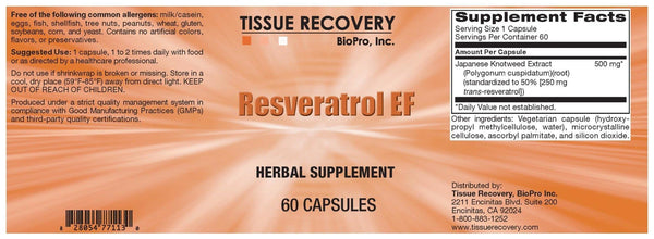 Resveratrol EF - tissuerecovery