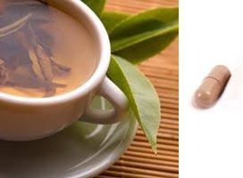 Green tea increases the burning of fat for energy.
