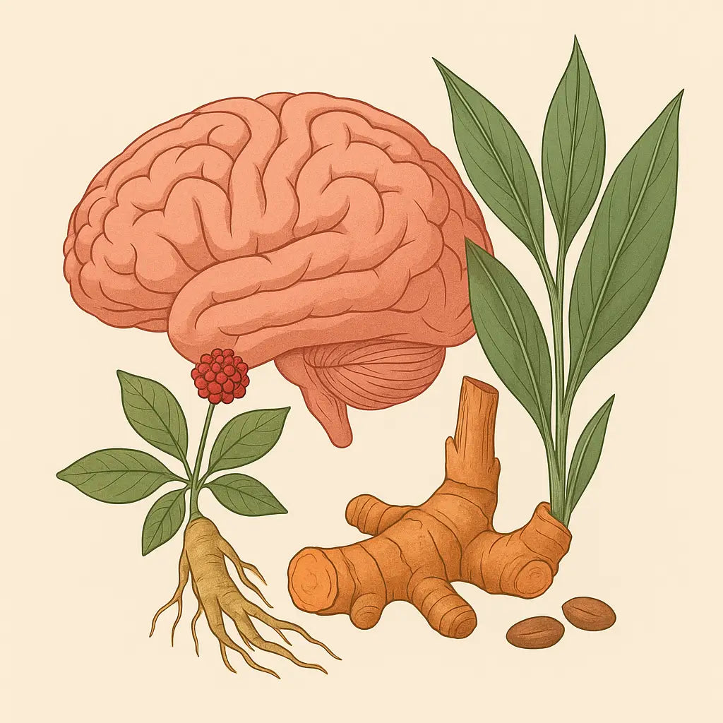 How Alpinia Galanga and American Ginseng Improve Focus, Memory, and Mood