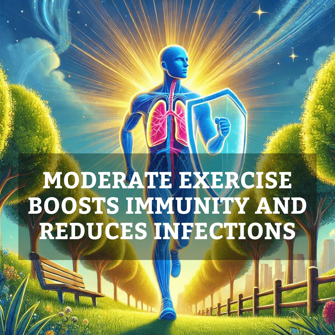 Moderate Exercise Boosts Immunity and Reduces Respiratory Infections