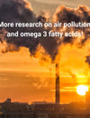 More research on air pollution and omega 3 fatty acids.