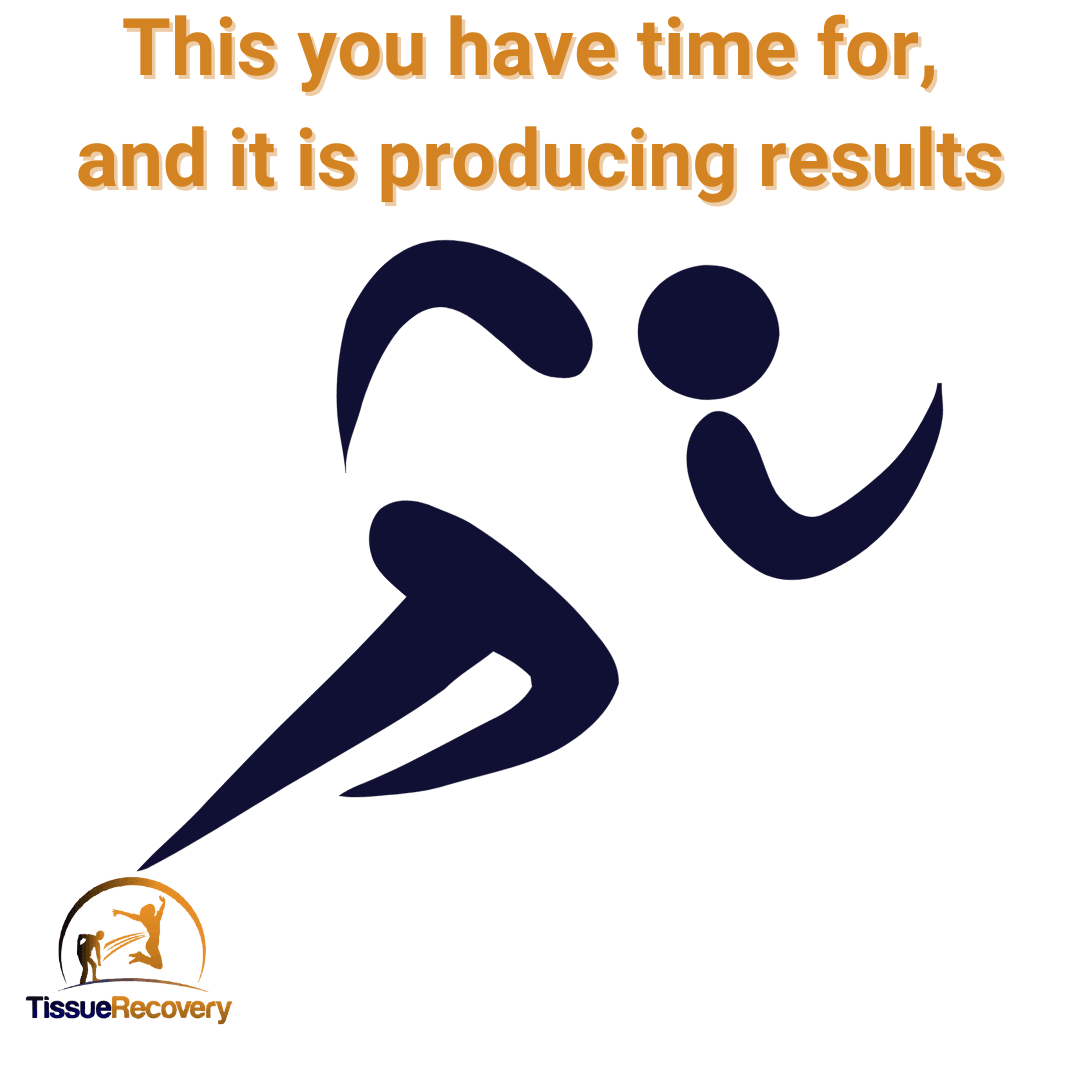 This you have time for, and it is producing results.