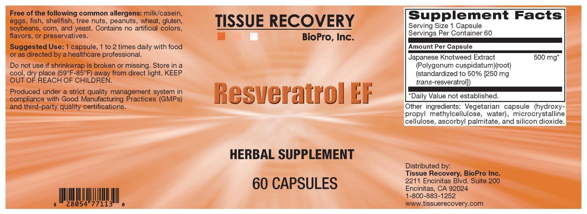 Resveratrol EF - tissuerecovery