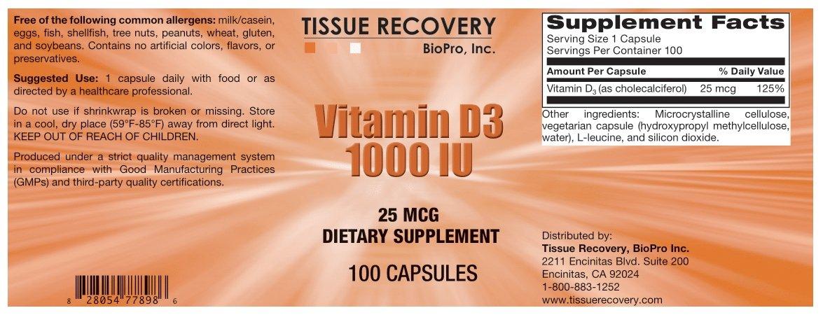 Vitamin D3 - tissuerecovery