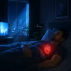 night light heart health bedroom illustration
