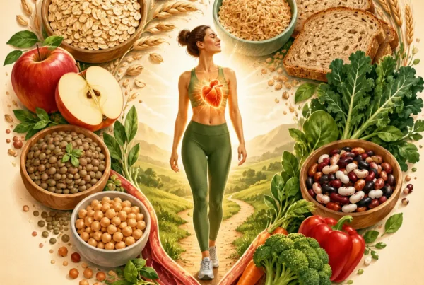 fiber whole grains heart health illustration