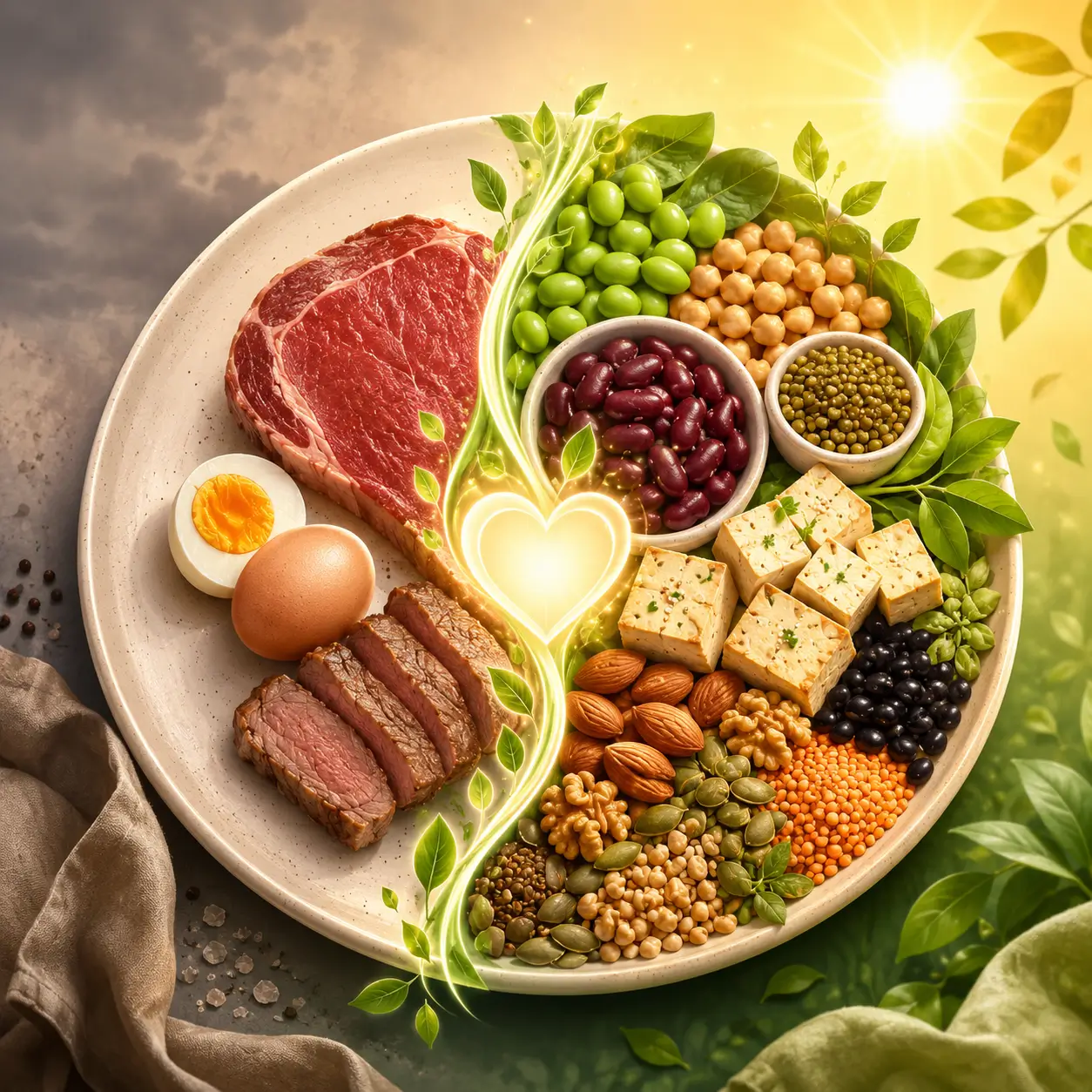 plant protein vs animal protein longevity