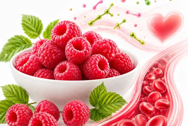 raspberries-heart health blood flow