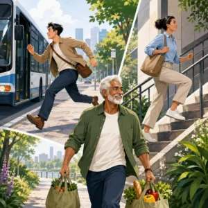 short bursts of everyday activity -longevity