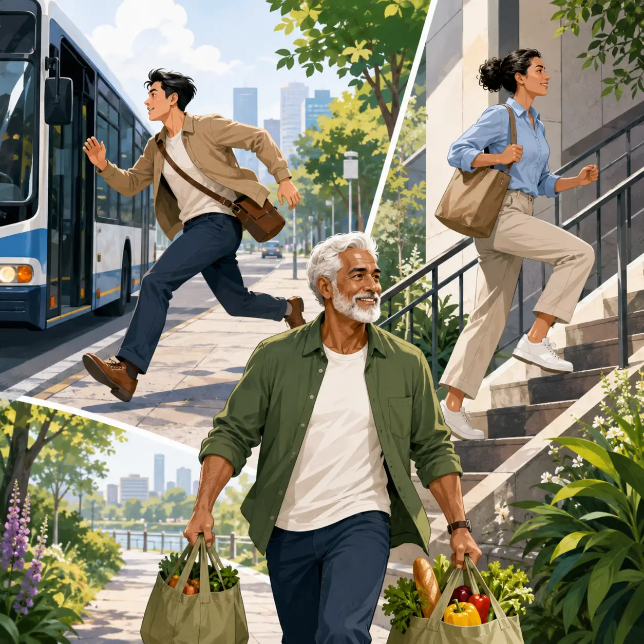 short bursts of everyday activity -longevity